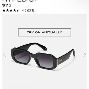 Quay Australia Black Sunglasses